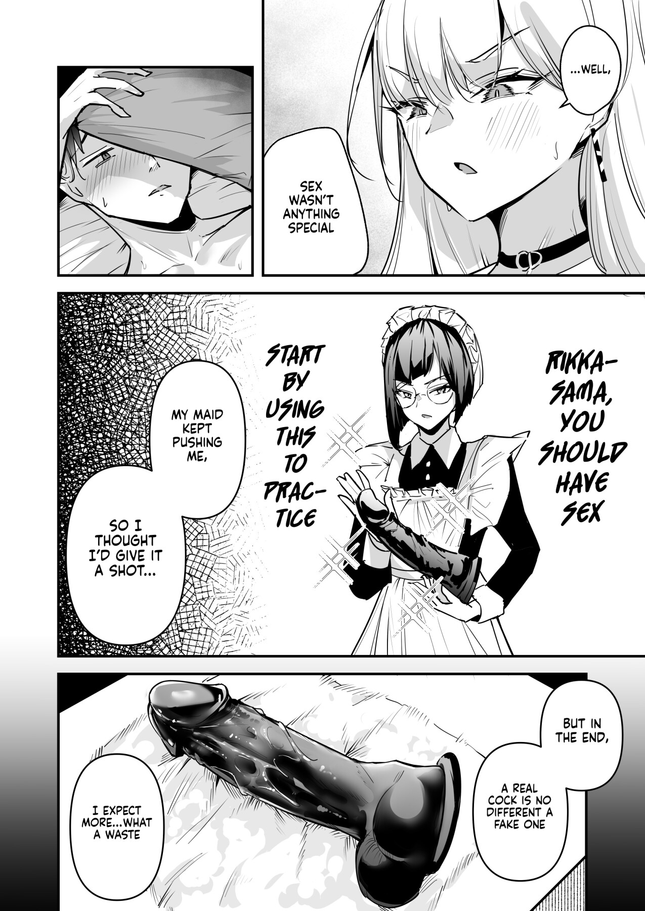 Hentai Manga Comic-The Story of How I'm Treated Like a Living Dildo by a Big-Titted Rich Gyaru Who Has No Interest in Being Lovey-Dovey-Read-17